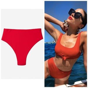 mid rise cheeky swim bottoms